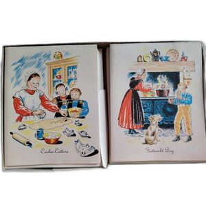 Pennsylvania DUTCH Note Cards w RECIPES Traditional Food Conestoga Crafts Cook